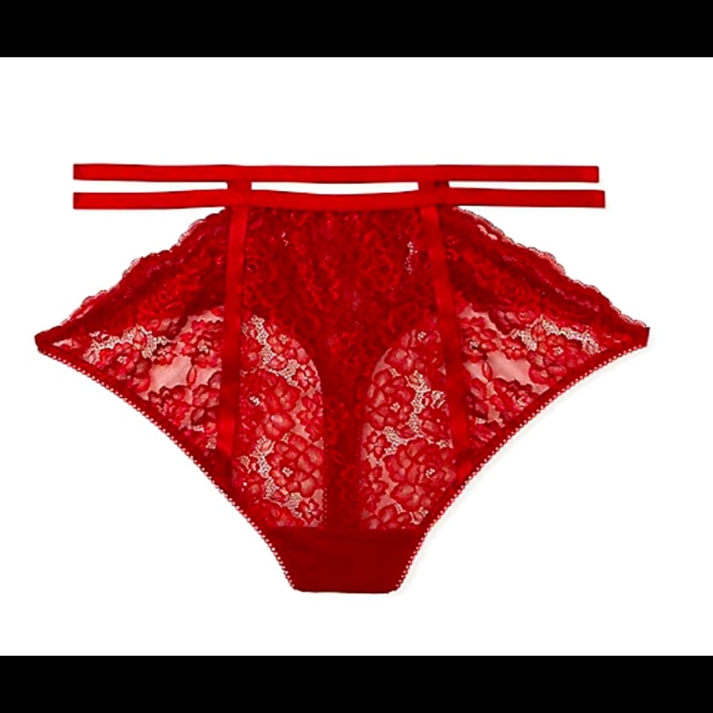 Torrid lace hi cut bondage thong. Size 4